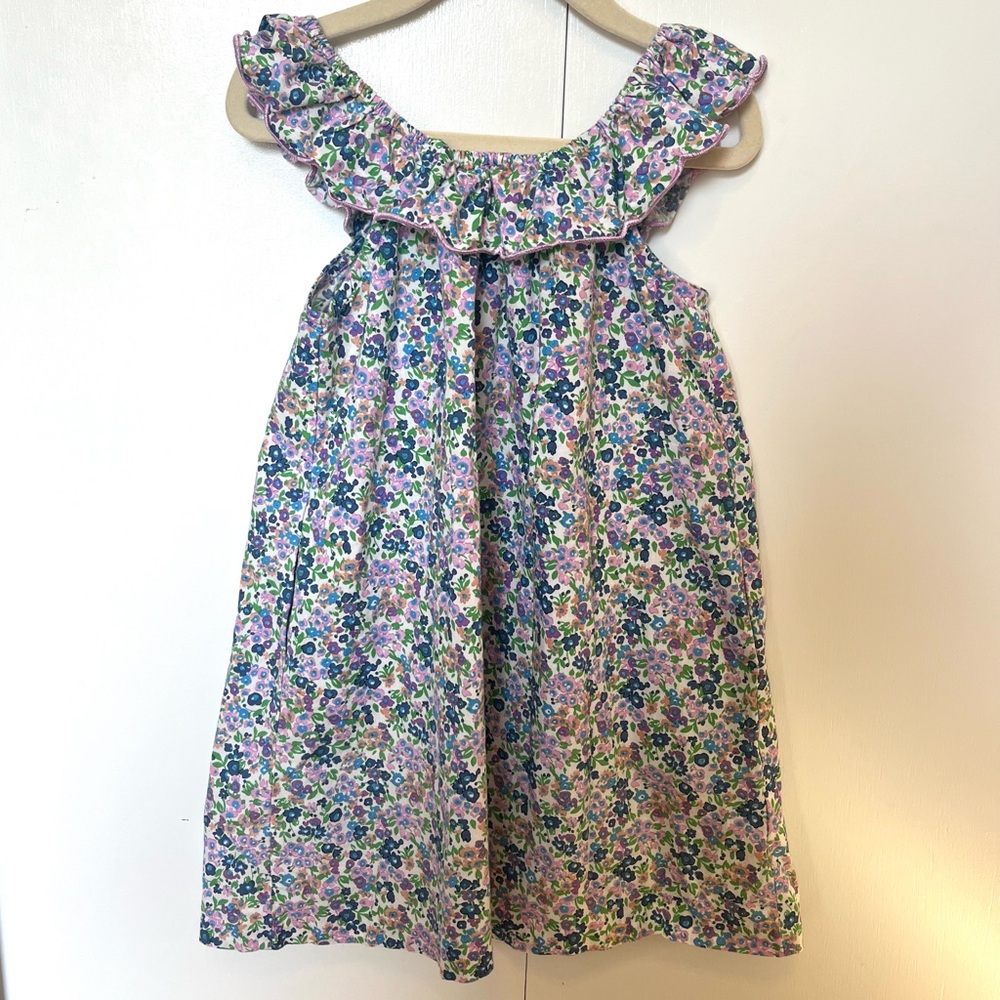 BISBY Flora Liberty Cotton Floral Dress Girls Size 4
